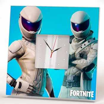 Годинник «Гра Fortnite. Персонажі Фортнайт» подарунок для фаната відеоігор, декор будинку, дитячої, спальні
