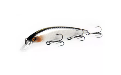 Воблер Bearking Rerange 110SP, 16g, 1,5-2m, цвет A (Silver Black),M112-A