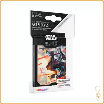 Набір кишень для карт Gamegenic Star Wars Unlimited Art Sleeves Mandalorian (4251715415337)