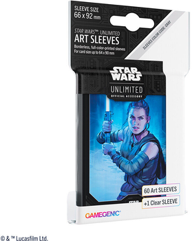 Набір кишень для карт Gamegenic Star Wars Unlimited Art Sleeves Rey (4251715415696)