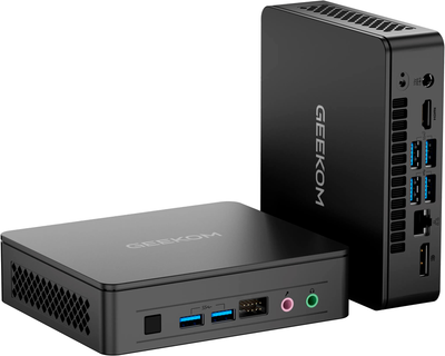 Неттоп GEEKOM Mini Air12 Lite (GMAir12Lite-N100-8256-EU) -- Intel Processor N100 / RAM 8 ГБ / SSD 256 ГБ / Windows 11 Pro