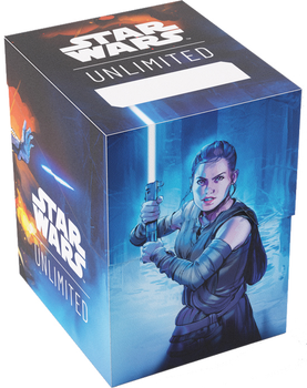 Коробка для карток Gamegenic Star Wars Unlimited Soft Crate Rey/Kylo Ren (4251715415443)