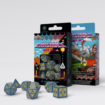 Zestaw kości Q-Workshop Arcade Dice Kit 7 elementów (5907699493944)