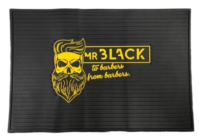 Коврик для инструментов парикмахера Mr. Black (45х30х0,5см) (барбер, barber, мастер маникюра, резиновый)