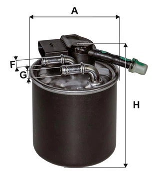 Фільтр палива WIX FILTERS 840/9 = WF8472 WIX Filters (WF8472)