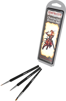 Набір пензлів The Army Painter Gamemaster Character Brush 3 шт (5713799100602)