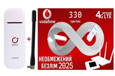 USB модем/роутер WI-FI 3G/4G LTE Olax U90H + Антенна 4db + Подарок – 1 месяц бесплатного безлимитного интернета Vodafone