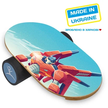 Детский балансборд Transformer (Kid Balance Board Training System) с роллером и дополнительным покрытием от скольжения (35952192 bb-kid-transformer)