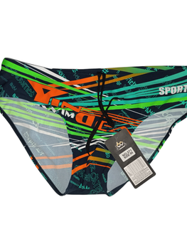 Плавки мужские Fuba 271001 черный/оранжевый (бедра 108-110 см) 54(2XL) р-р