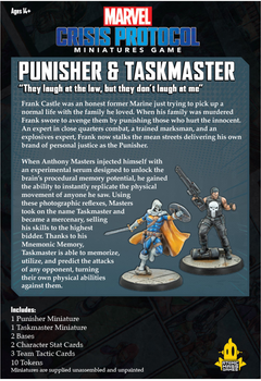 Набір аксесуарів Atomic Mass Games Marvel Crisis Protocol Punisher & Taskmaster (841333109363)