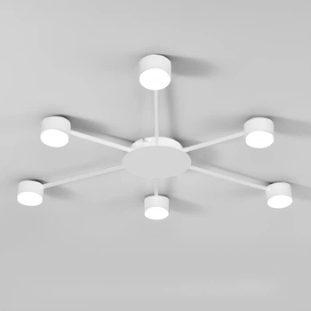 Люстра стельова LUMINARIA RAY SLIM 6xGX53 WHITE 220V IP20