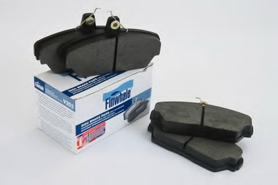 Колодка гальм. ГАЗ 3302, 2217,2715,3102,3110 перед. (компл. 4шт.) (вир-во FINWHALE) FINWHALE (V202)