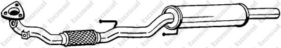 Резонатор SEAT Cordoba, Ibiza (02-15), Toledo (02-15), SKODA Fabia (01-14), SKODA Rapid (12-15) (281-483) BOSAL Bosal (281483)