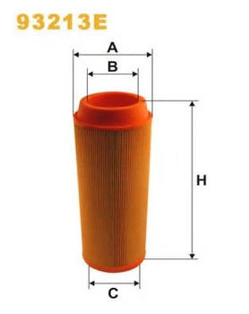 Фильтр воздушный Aebi TT/Terratrac, Ahlmann AF, AS, Bobcat T, Holder Tractoren A, C, K Wix Filters (93213E) WIX Filters (93213E)
