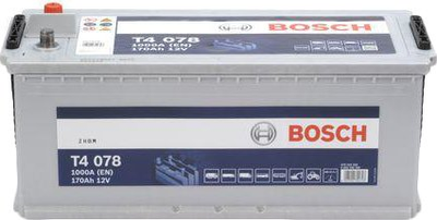 Акумулятор Bosch 12В/170Аг/1000А/44,2кг BOSCH 0 092 T40 780 Bosch (0092T40780)