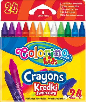 Карандаши восковые Colorino 24 цвета (13895PTR)
