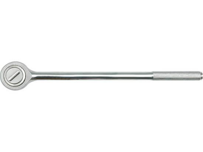 Тріскачка VOREL 53580 до торцевих голівок, квадрат 3/4", L= 500 мм, 24T, з металевою ручкою