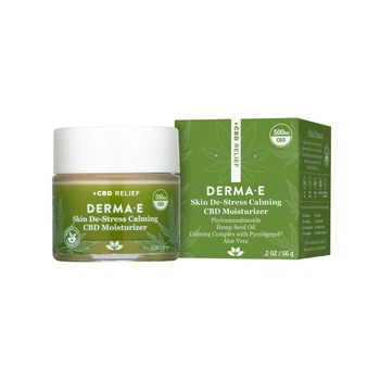 Заспокійливий зволожуючий крем для чутливої шкіри - Derma E Skin De-Stress Calming CBD Moisturizer