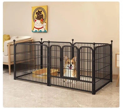 Металевий вольєр для цуценят Springos 142 x 71 x 80 см