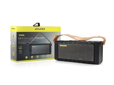 Минидинамик Bluetooth AWEI Y668/8753 Портативная USB колонка 20 Вт