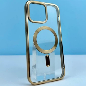 Чехол Wave Sides Chrome Case MagSafe Box iPhone 11 Pro Max Gold