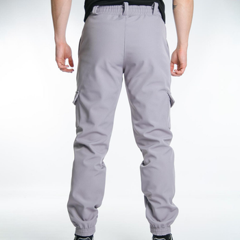 Штани Intruder Titan Softshell утеплені флісом сірі розмір 2XL