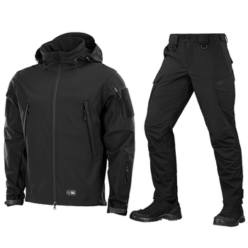 Форма M-Tac Куртка SoftShell + Штани Aggressor Gen.II Flex Black розмір L