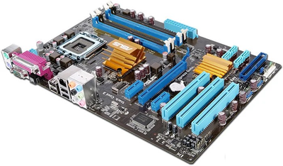 Материнская плата s775, ASUS P5P41D (4xDDR2, Intel G41, PCI-Ex16x1, ATX) Б/У