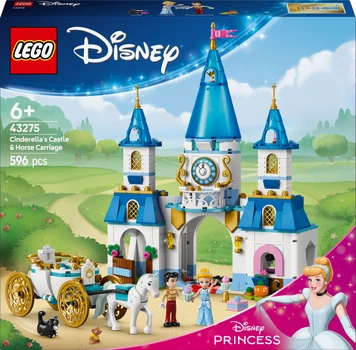 Конструктор LEGO Disney Замок Золушки и карета 596 деталей (43275