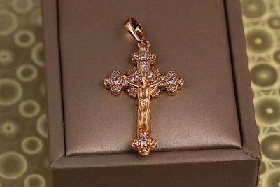 Хрестик Xuping Jewelry Світло Християнства 3,2 см золотистий
