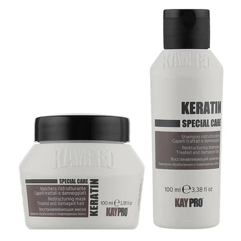 Набор Шампунь + Маска Kay Pro Keratin по 100 мл