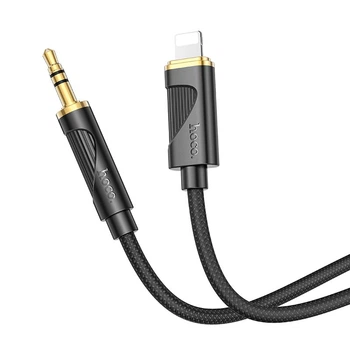 Кабель HOCO Friend digital audio conversion cable AUX to Lightning UPA30 |1m, DAC|