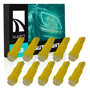 Комплект светодиодных ламп NAPO LED T5-1led-A T5 W1,2W 10 шт цвет свечения желтый