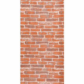 Самоклеющаяся 3D панель Sticker Wall под рыжий екатеринослав кирпич 3080х700х3мм SW-00001762