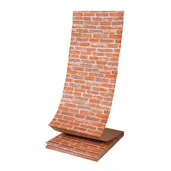 Самоклеющаяся 3D панель Sticker Wall под рыжий екатеринослав кирпич 19600х700х3мм SW-00001370