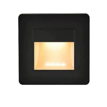 Светильник ночной подсветки в подрозетник BIO-PASS LED STEP LIGHT BASE (1.5W/3000K) Черный