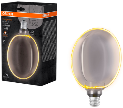 Світлодіодна лампа OSRAM Vintage 1906 Glob 183 Filament 4W 110 Lm 1800K Е27 DIM димчастий (4058075846128)