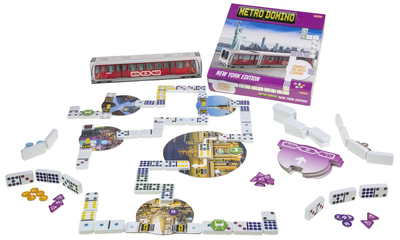 Gra planszowa Tactic Metro Domino New York Edition (edycja angielska) (6416739589312)