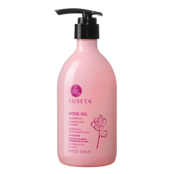 Шампунь з екстрактом рози для зволоження та надання об'єму волоссю Luseta Beauty Rose Oil Shampoo, 500 мл