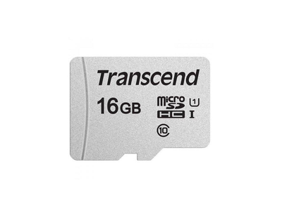 Карта памяти Transcend TS16GUSD300S-A microSD 16GB C10 UHS-I + SD
