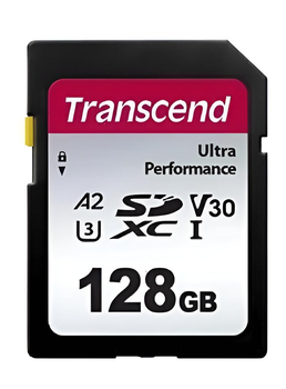 Карта памяти Transcend TS128GSDC340S SD 128GB C10 UHS-I U3 V30