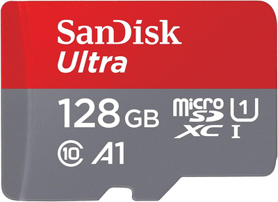 Карта памяти SanDisk Ultra SDSQUAB-128G-GN6MN microSD 128GB C10 UHS-I