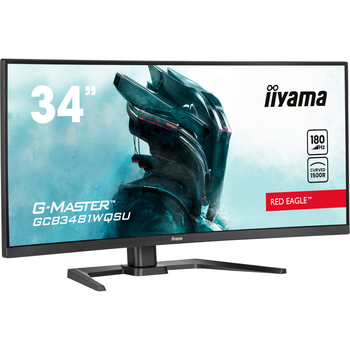 Монитор 34 игровой Iiyama GCB3481WQSU-B1 VA/изогнутый/FreeSync/2xHDMI Черный