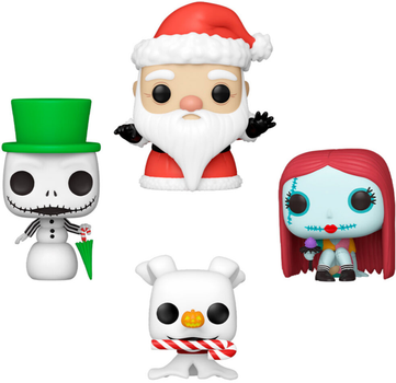 Zestaw figurek Funko Pocket POP Disney Nightmare Before Christmas Happy Holidays 4 szt (889698739115)