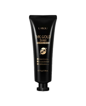 Маска-пленка с золотом и муцином улитки Laikou 24K Gold Snail Tearing Mask