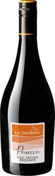 Вино ігристе La Tordera Prosecco Treviso Doc Frizzante Brut біле брют 0.75 л 10.5% (8033011560142)