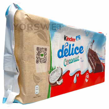 Бісквітне тістечко Kinder Delice Coconut 370 г (0005)