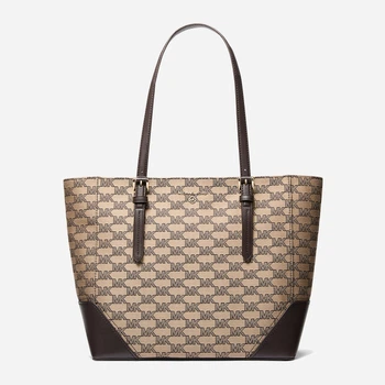 Сумка шопер жіноча зі штучної шкіри Michael Kors 454136119 Коричнева (1159818928)