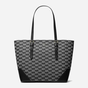 Сумка шопер жіноча зі штучної шкіри Michael Kors 208121007 Чорна (1159819030)