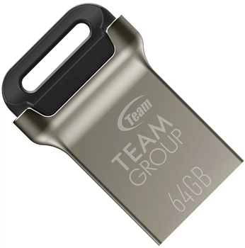 Флеш память USB Team C162 64GB USB 3.2 Gen1 Metal (TC162364GB01)